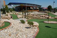 minigolf Kravaře - pohled 1